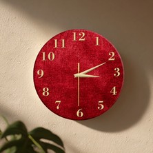 No 26 Dekor Dekoratif Duvar Saati – 33 cm Uv Baskılı Mdf Duvar Saati