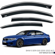 Niken Bmw 5 Serisi G30 Cam Rüzgarlığı Kromlu 2018-2022 Arası Uyumlu