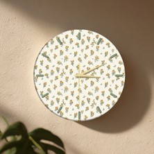 No 26 Dekor Dekoratif Duvar Saati – 33 cm Uv Baskılı Mdf Duvar Saati