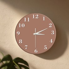 No 26 Dekor Dekoratif Duvar Saati – 33 cm Uv Baskılı Mdf Duvar Saati