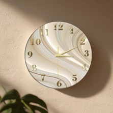 No 26 Dekor Dekoratif Duvar Saati – 33 cm Uv Baskılı Mdf Duvar Saati