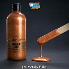 Art Ist Aura Tombul Metalik ve Sedefli Boya 500ML - Metalik Bakır