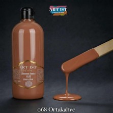 Art Ist Tombul Kendinden Vernikli Plus Vernikli Boya 500ML - Orta Kahve