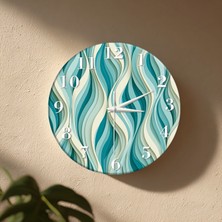 No 26 Dekor Dekoratif Duvar Saati – 33 cm Uv Baskılı Mdf Duvar Saati