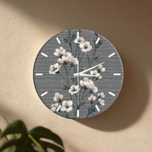 No 26 Dekor Dekoratif Duvar Saati – 33 cm Uv Baskılı Mdf Duvar Saati