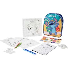 Moresun Buğz Disney Stitch Sırt Çantalı Boyama ve Çizim Seti