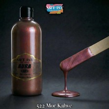 Art Ist Aura Tombul Metalik ve Sedefli Boya 500ML - Mor Kahve