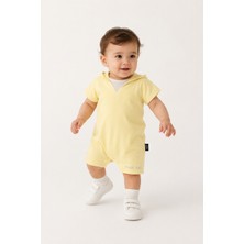 Baby Hola Unisex %100 Pamuk Kapşonlu Bebek Tulum 10531