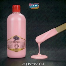 Art Ist Tombul Multisurfaces Hibrit Akrilik Boya 500ML - Pembe Gül
