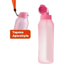 Tupperware Aquavibe Şişe 1.2l Şeker Pembe Pipetli