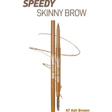 Ultra İnce Uçlu, Doğal Görünüm Veren Kaş Kalemi PERIPERA Speedy Skinny Brow (7 Ash Brown)