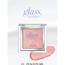 Clio Doğal Işıltı Veren Şeftali & Pembe Tonlu Aydınlatıcı Glass & Highlighter (03 Peach Pearl)