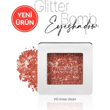 Cre'ars Mücevher Parlaklığında Yoğun Işıltılı Tekli Far CreArs Glitter Bomb Eyeshadow 10 Amber Gleam