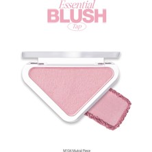 Katmanlanabilir Yumuşak Dokulu Kadife Bitişli Allık CLIO Essential Blush Tap (M104 Mutral Piece)