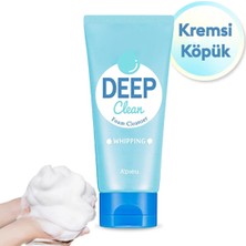 MISSHA Yumuşak ve Pürüzsüz Cilt Dokusu İçin Yıkama Köpüğü A'PIEU Deep Clean Foam Cleanser (Whipping)