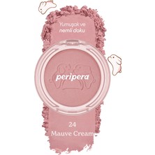Yumuşak ve Nemli Dokulu Allık PERIPERA Pure Blushed Sunshine Cheek (#24 Mauve Cream) (Tteok Recipe)
