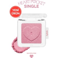 Peripera Kişiselleştirilebilir Işıltılı Tekli Far Heart Pocket Single (S04 Dopa-Pink)