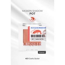 MISSHA Mat Kremsi Dokulu Tekli Göz Farı Modern Pot (401 Garlic Butter)