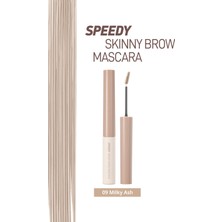 Peripera Renklendirici ve Sabitleyici Kaş Maskarası Speedy Skinny Brow Mascara 09 Milky Ash