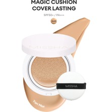 MISSHA Yüksek Kapatıcı Yarı Mat Cushion Fondöten Magic Cushion Cover Lasting No,25 SPF 50+ PA+++