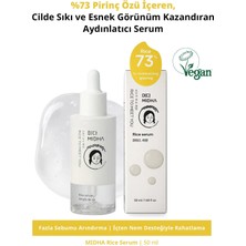 MIDHA %73 Pirinç Özü İçeren, Cilde Sıkı Ve Esnek Görünüm Kazandıran Aydınlatıcı Serum Rice Serum