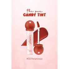 MISSHA Uzun Süre Kalıcı, Parlak Bitişli, Su Bazlı Tint A'pıeu The Pure Candy Tint (NO,03 PERSİMMON)