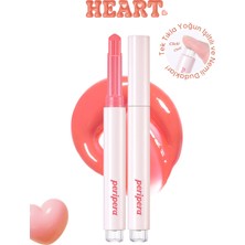 Yoğun Nemlendirici Parlak Bitişli Balm PERIPERA Heart Jam Glow Lip (7 Apricot Jelly) (Lucky Lottery)