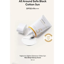MISSHA Yağlanma Eğilimi Gösteren Ciltler İçin Mat Bitişli Güneş Kremi All Around Safe Block Cotton Sun