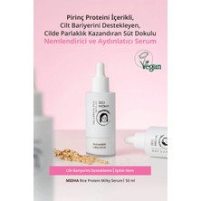 Pirinç Proteini İçeren Cilde Parlaklık Kazandıran Nemlendirici Serum MIDHA Rice Protein Milky Serum