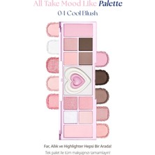 Çok Fonksiyonlu Makyaj Paleti PERIPERA All Take Mood Like Palette (#04 Cool Blush) (Night Peri)