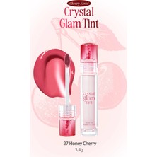 Clio Yapışkanlık Hissi Vermeyen Yoğun Işıltılı Tint Crystal Glam Tint (27 Honey Cherry)