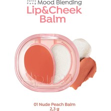 MISSHA Kalıcı Dudak & Yanak Balmı A'PIEU Juicy-Pang Mood Blending Lip&Cheek Balm (01 Nude Peach Balm)