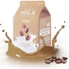 MISSHA Yaşlanma Karşıtı Yaprak Maske (KAHVE-SÜT) A'pıeu Coffee Milk One-pack