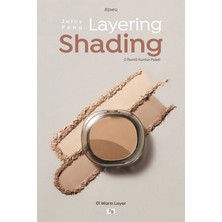 MISSHA İki Renkli, Sıcak Alt Tonlu Kontür Paleti A'PIEU Juicy-Pang Layering Shading (01 Warm Layer)