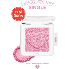 Peripera Kişiselleştirilebilir Simli Tekli Far Heart Pocket Single (G02 My Name is Pink Sparkly)