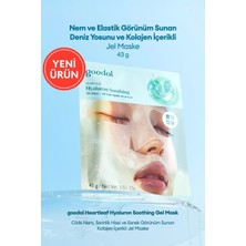 Goodal Nem ve Serinlik Hissi Sunan Kolajen İçerikli Jel Maske Heartleaf Hyaluron Soothing Gel Mask