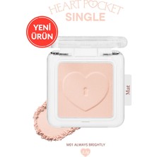 Peripera Kişiselleştirilebilir Mat Tekli Far Heart Pocket Single (M01 Always Brightly)