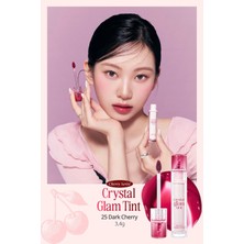 Clio Yapışkanlık Hissi Vermeyen Yoğun Işıltılı Tint Crystal Glam Tint (25 Dark Cherry)