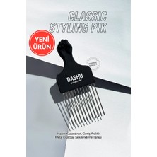 Dashu Hacim Kazandıran Geniş Aralıklı Metal Dişli Saç Şekillendirme Tarağı Classic Styling Pik