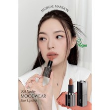 Muzigae Mansion Pürüzsüz Görünüm Sunan Kadifemsi Ruj Moodwear Blur Lipstick (003 Nuddy)