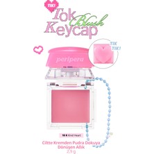 Peripera Ciltte Kremden Pudra Dokuya Dönüşen Allık Tok Blush Keycap (18 Kind Heart)