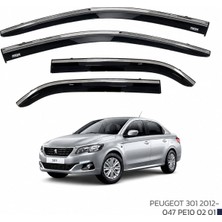 Niken Peugeot 301 Cam Rüzgarlığı Kromlu 2012+ Sonrası Uyumlu
