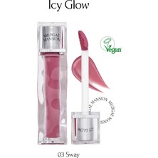 Uzun Süre Kalıcı, Islak Görünümlü Lip Gloss MUZIGAE MANSION Icy Glow (03 Sway)