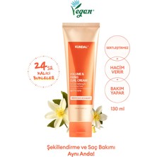 Bukle Belirginleştirici Durulanmayan Saç Kremi KUNDAL Volume & Fixing Curl Cream (Wedding Bouquet)