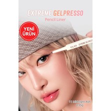 Clio Suya Dayanıklı, Gün Boyu Kalıcı Kalem Eyeliner Extreme Gelpresso Pencil Liner (12 Flash Mocha)