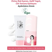 MIDHA Pirinç Özü İçeren, Hafif Yapılı, Cilt Tonunu Eşitleyen Aydınlatıcı Krem Rice Tone-Up Cream