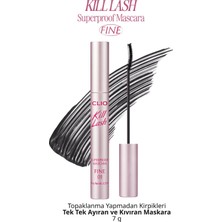Clio Kirpikleri Tek Tek Ayırıp Kıvıran Maskara Kill Lash Superproof Mascara Fine 01 Vanilla Black