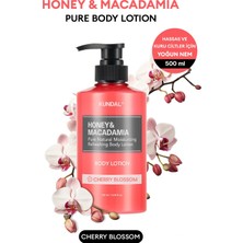 Nemlendirici ve Besleyici Vücut Losyonu KUNDAL Honey & Macadamia Pure Body Lotion (Cherry Blossom)