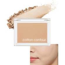 MISSHA Kadife Dokuya Sahip, Doğal Görünümlü Kontür Cotton Contour (Sugar Toast)