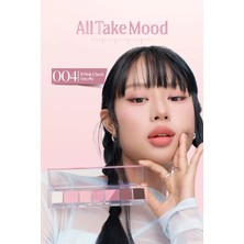 Pigmentli, 5 Farklı Dokulu Far Paleti PERIPERA All Take Mood Palette 004 If Pink Check Dm Plz